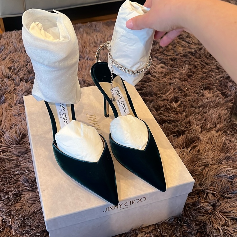 Jimmy Choo Saeda Pumps - Picture 4 of 11